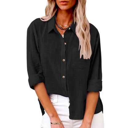 Romane — Blusa de algodón elegante y atemporal