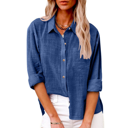 Romane — Blusa de algodón elegante y atemporal