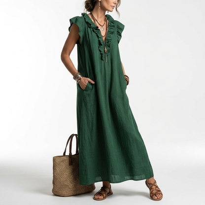 Terrale — Vestido maxi bohemio con elegancia natural