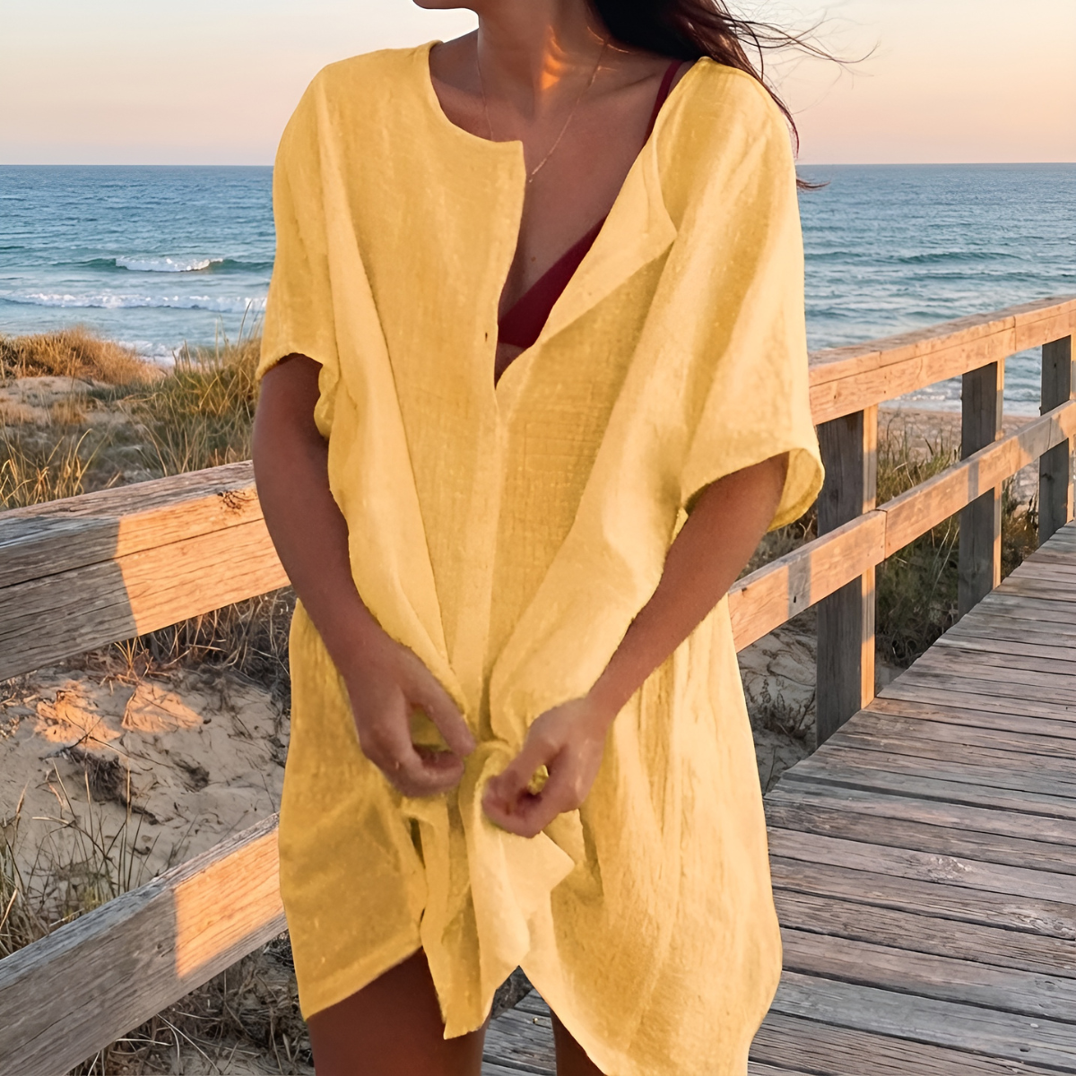 Lucie — Vestido ligero y fluido para el verano