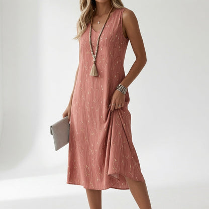 Élyssiane — Vestido fluido estampado de verano