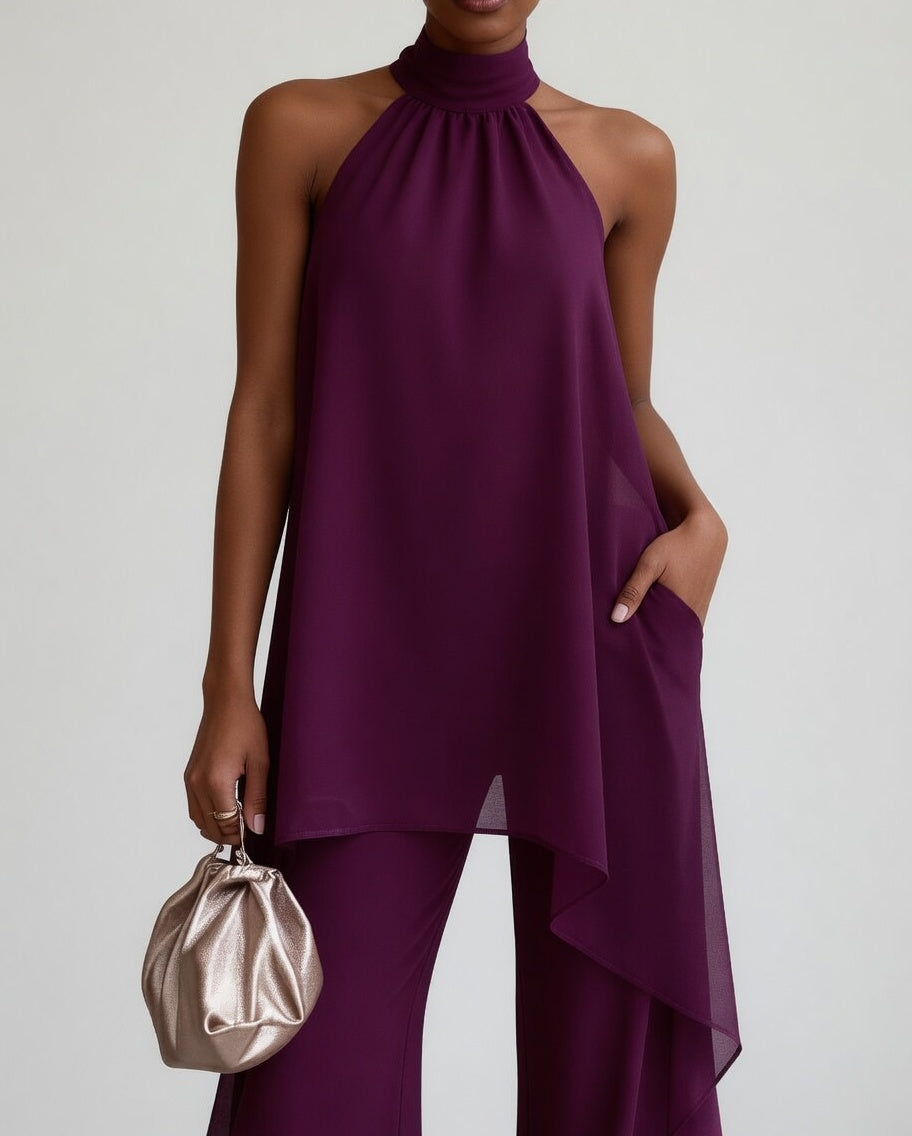 Thaïs — Conjunto halter elegante y sofisticado