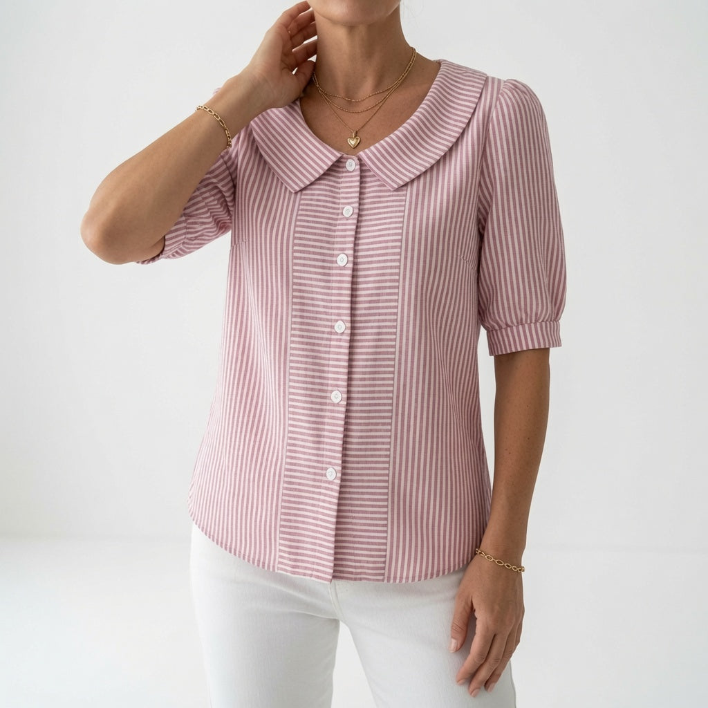 Zélie — Blusa de manga abullonada elegante