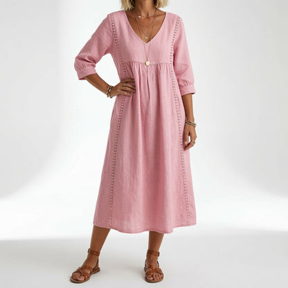 Éléonisse — Vestido midi fluido elegante