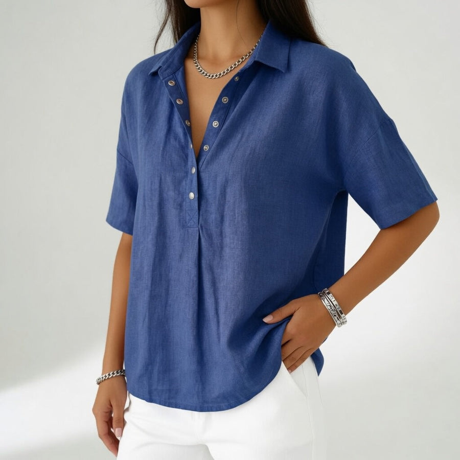 Tiphaine — Blusa de corte casual y elegante