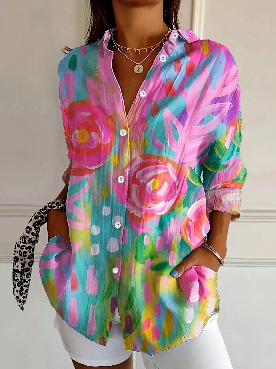 Élianne — Blusa elegante de colores duraderos