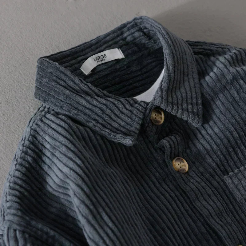 Rafael — Camisa de terciopelo elegante