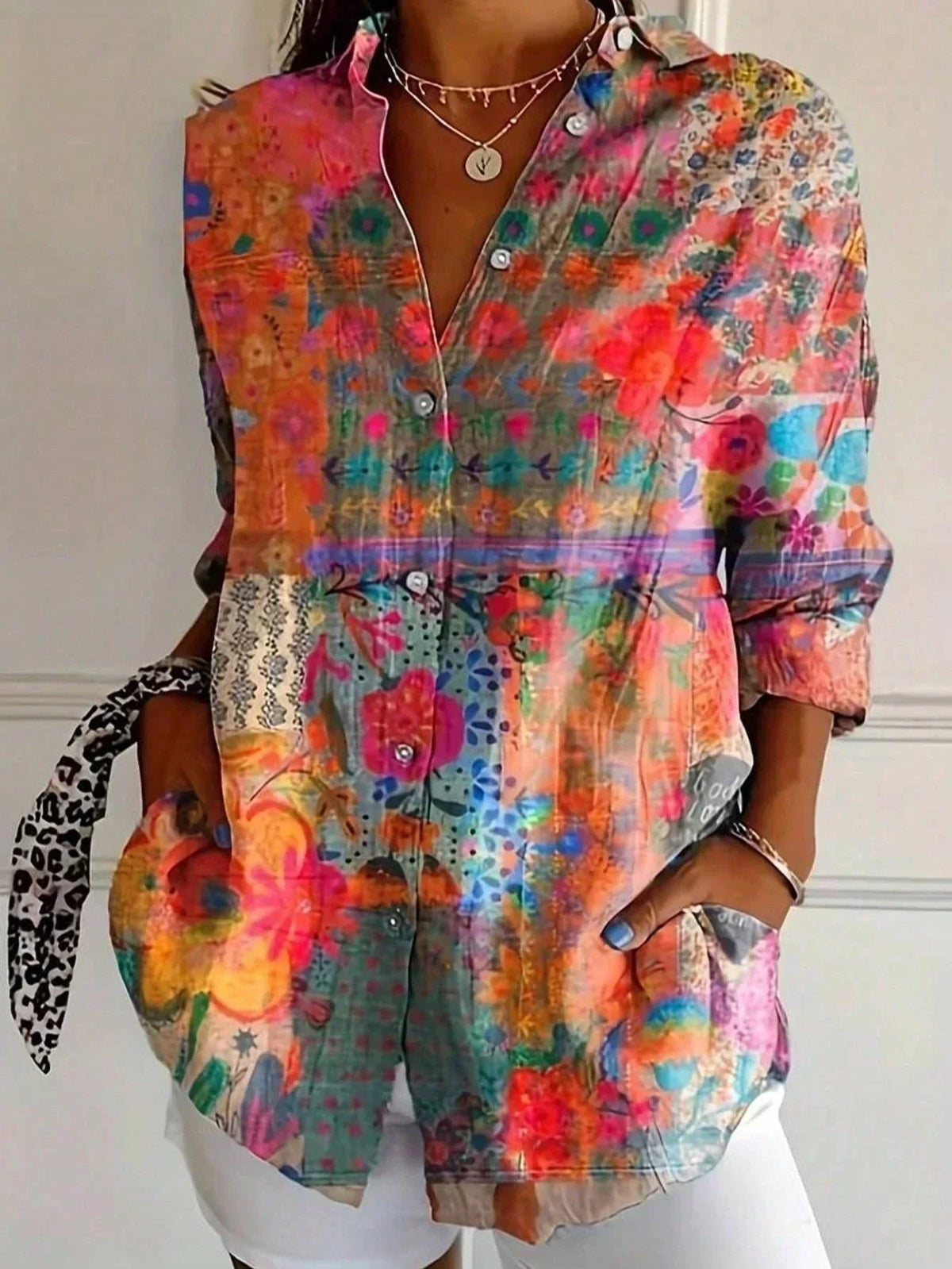 Élianne — Blusa elegante de colores duraderos