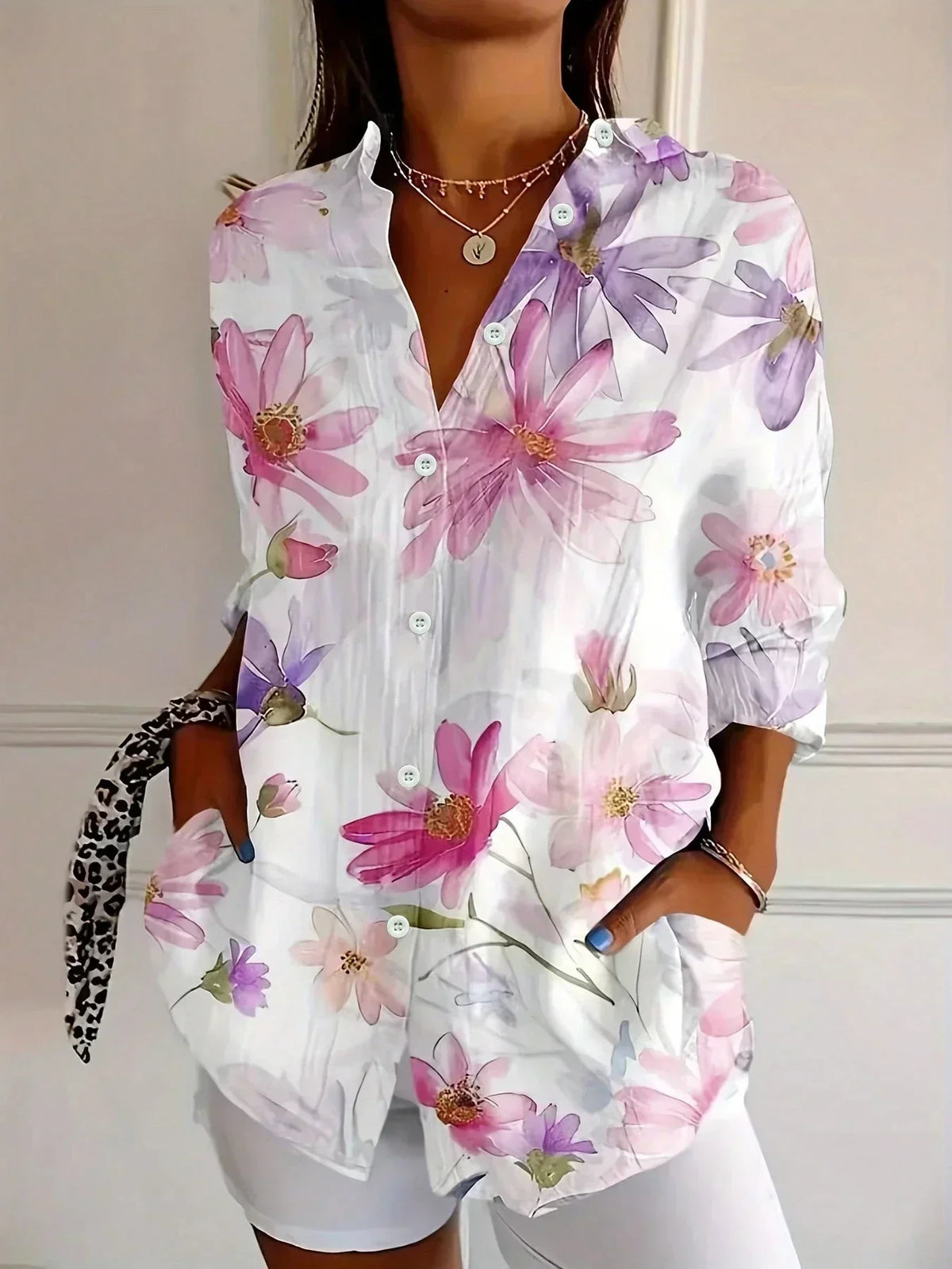 Élianne — Blusa elegante de colores duraderos