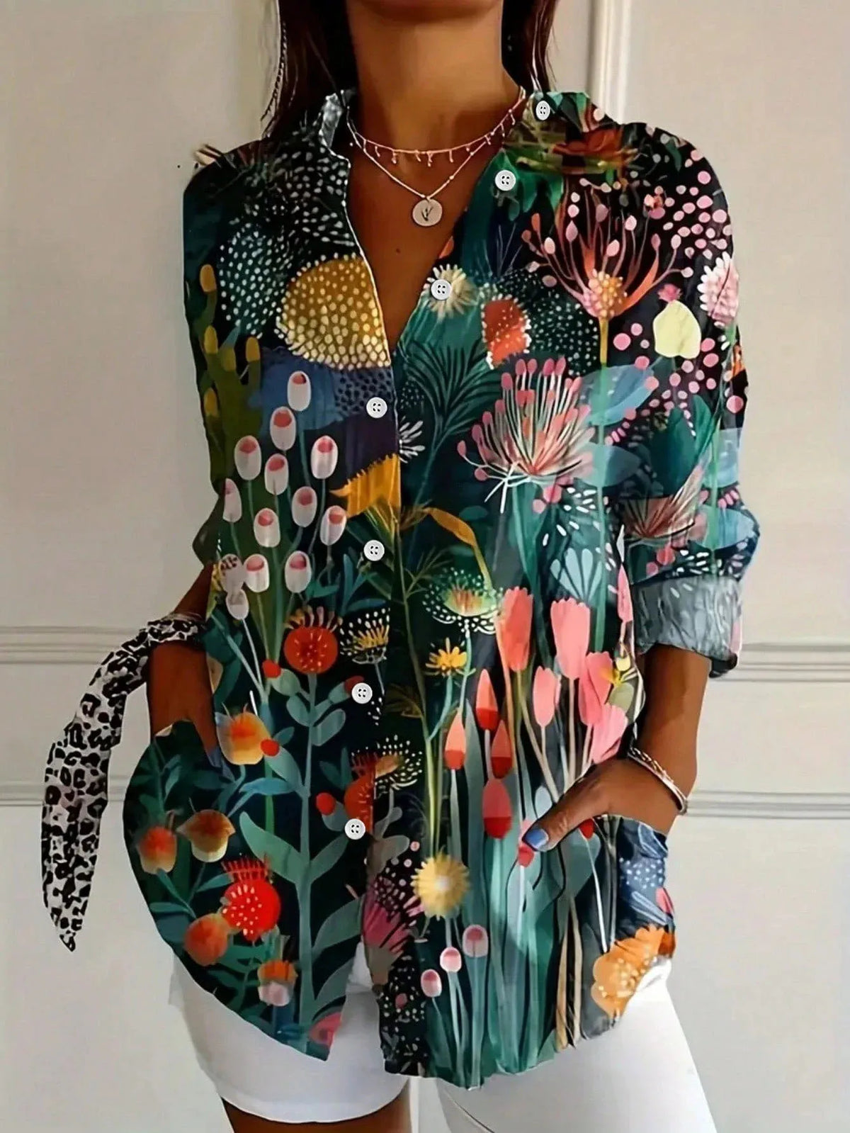 Élianne — Blusa elegante de colores duraderos