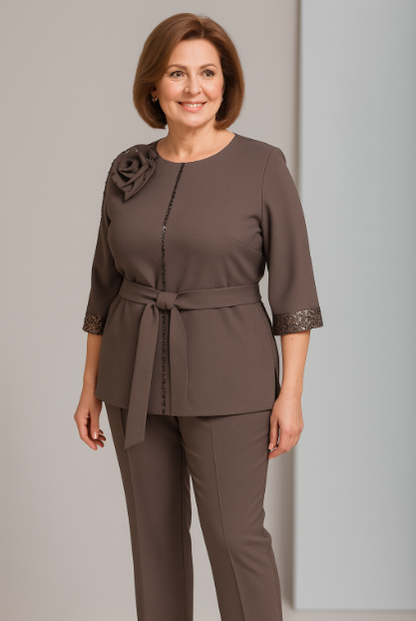 Adrienne — Conjunto elegante de dos piezas