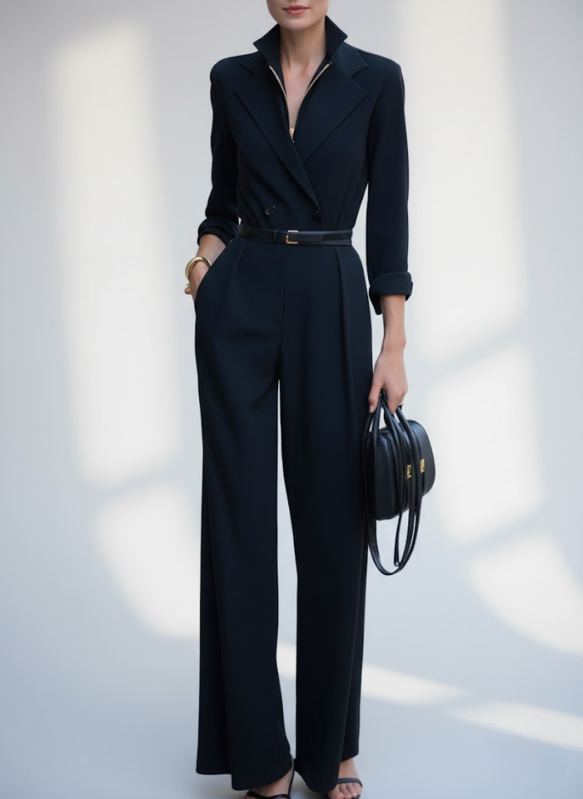 Séverine — Mono de traje elegante y estructurado