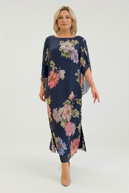 Marianne — Vestido maxi floral elegante