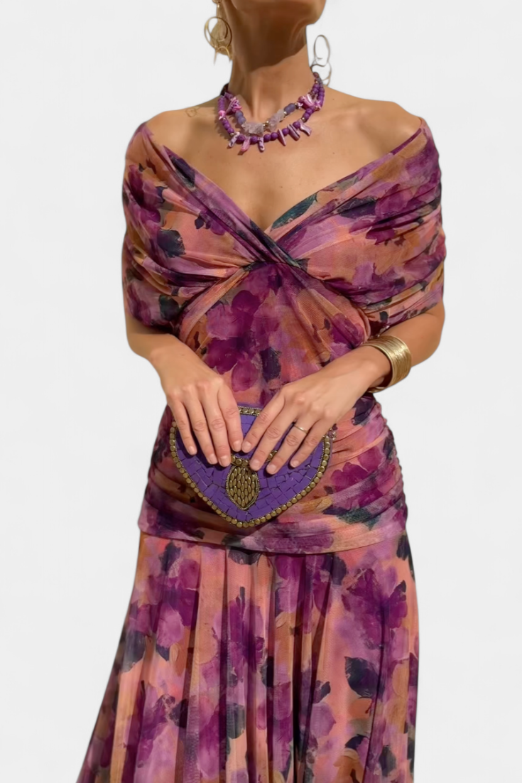 Alizée — Vestido floral con gracia etérea