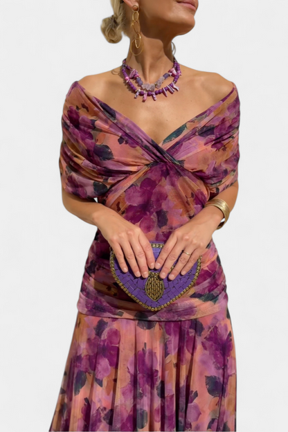 Alizée — Vestido floral con gracia etérea