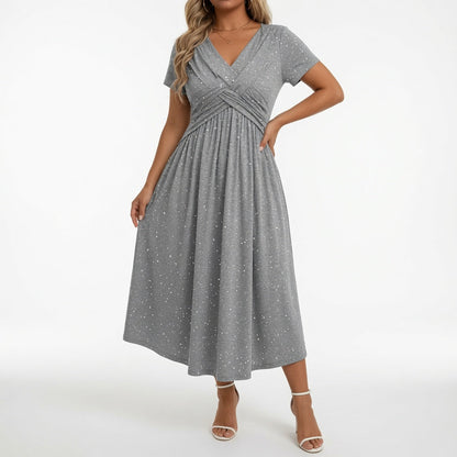 Florévia — Vestido floral fluido elegante