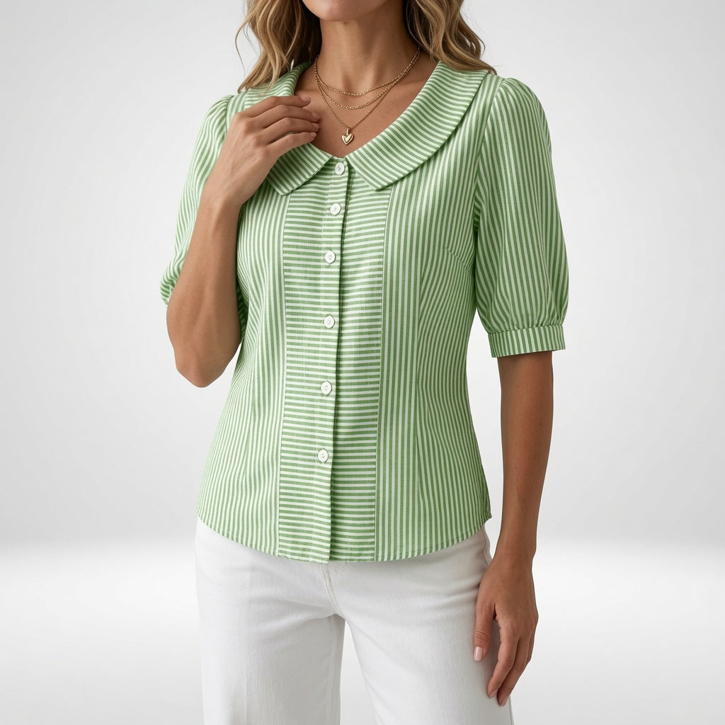 Zélie — Blusa de manga abullonada elegante
