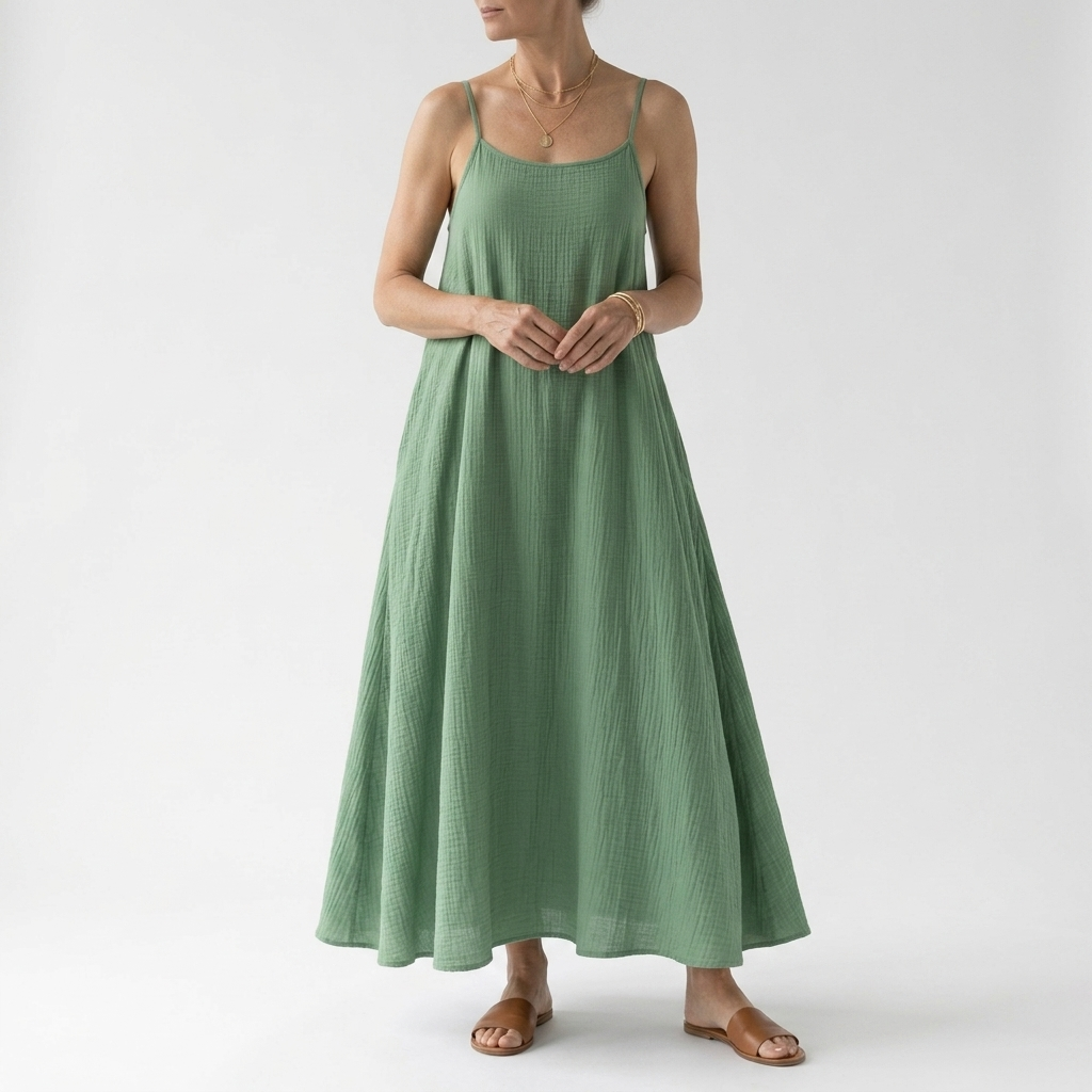 Dorsale — Vestido maxi de tirantes ajustables