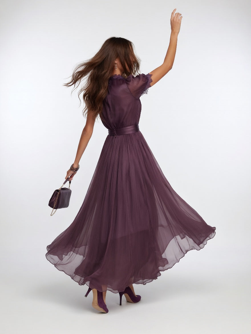 Éléonise — Vestido largo fluido elegante