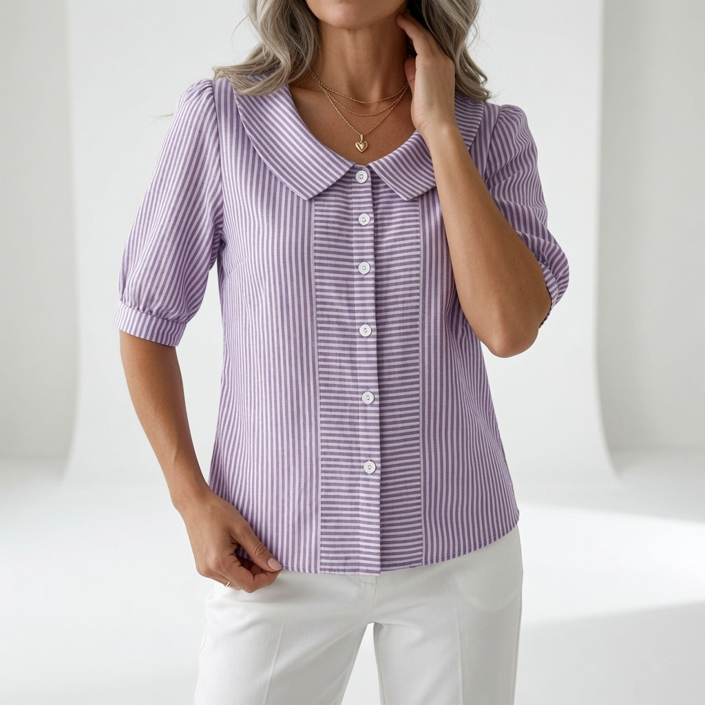 Zélie — Blusa de manga abullonada elegante