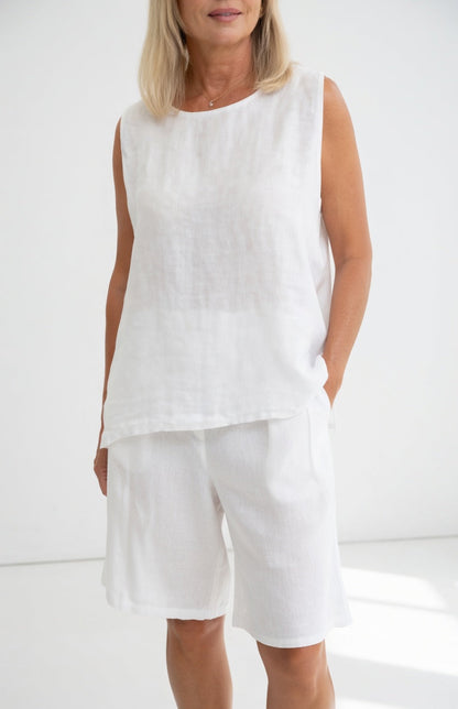 Alméline — Conjunto sin mangas fluido de verano