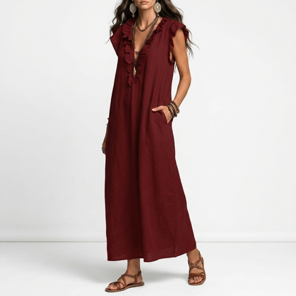Terrale — Vestido maxi bohemio con elegancia natural