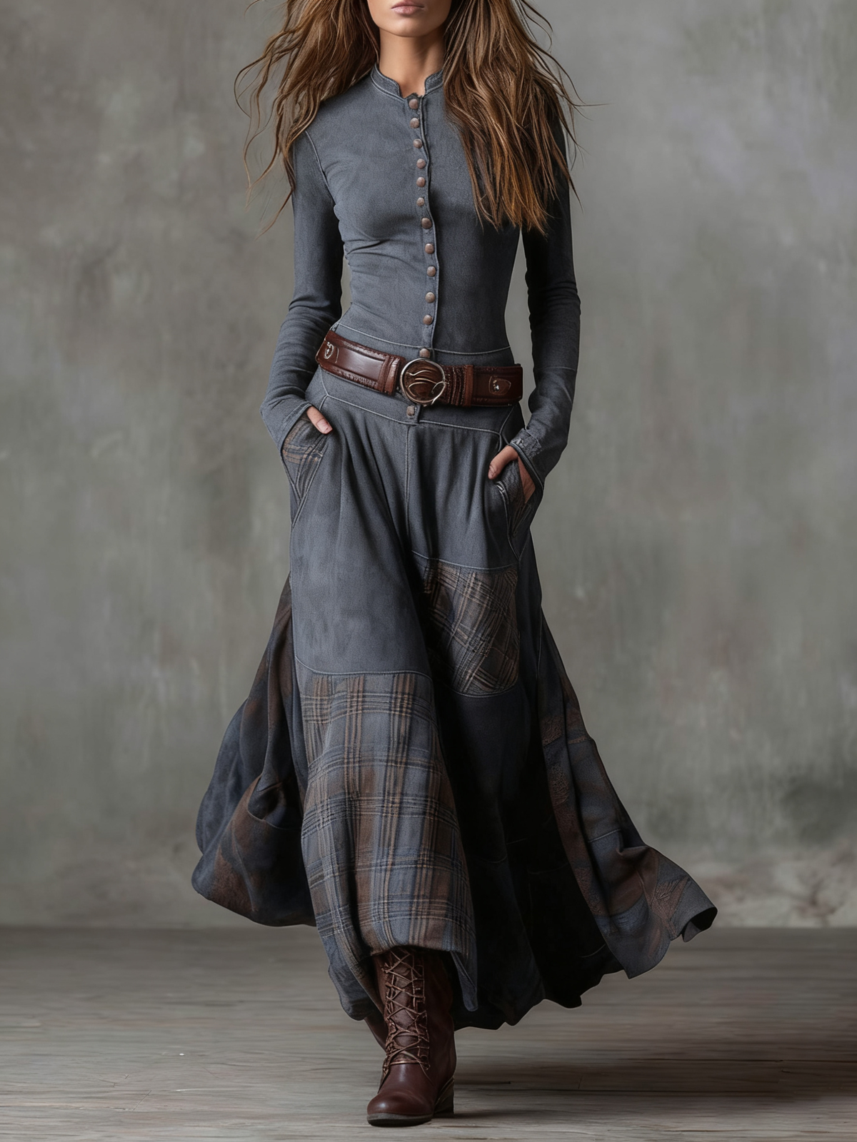 Solène — Vestido maxi con encanto vintage