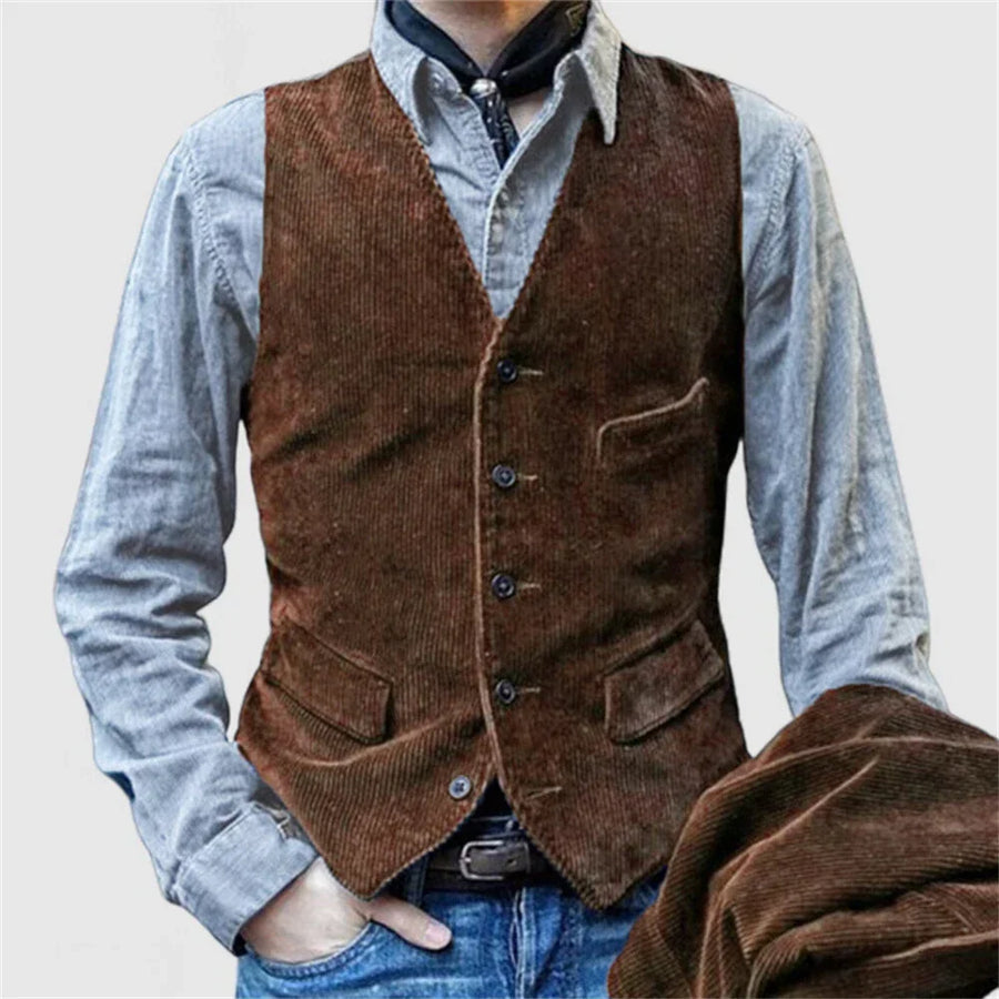 Thomas — Chaqueta y chaleco vintage elegante