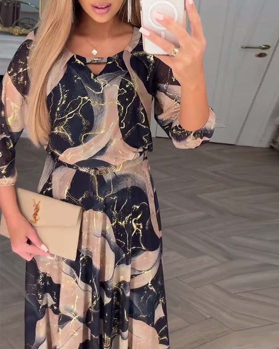 Madeleine — Vestido fluido que realza la figura