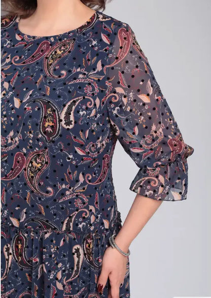 Oriane — Vestido floral elegante y atemporal