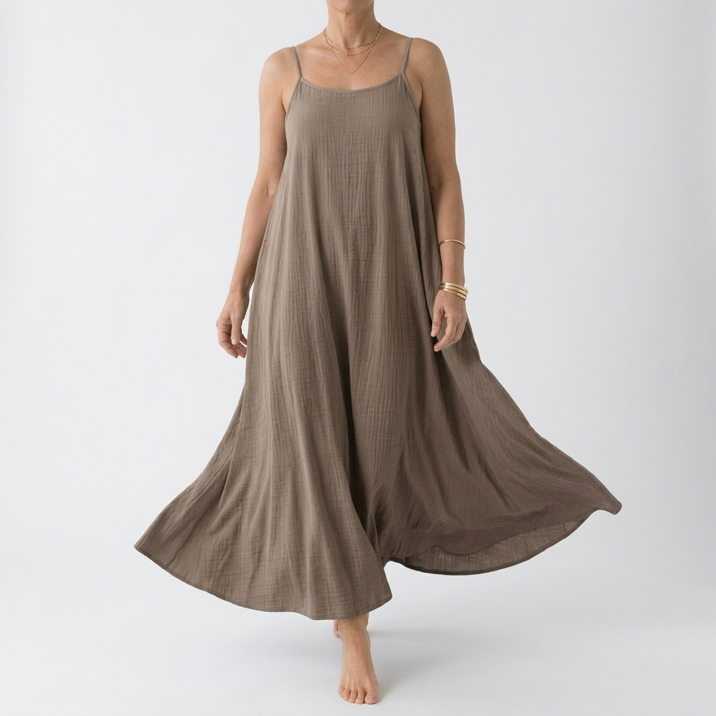 Dorsale — Vestido maxi de tirantes ajustables