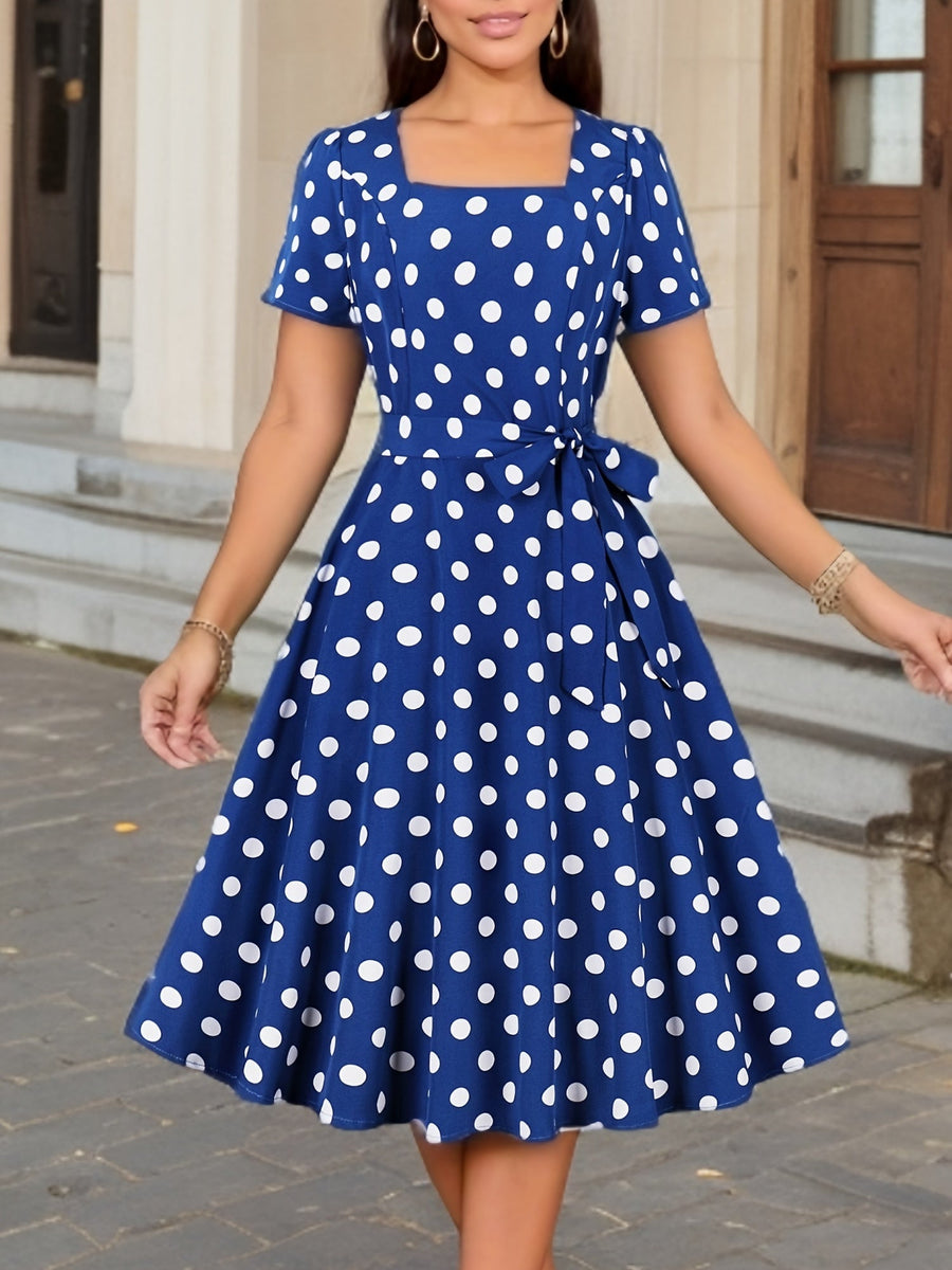 Marguerite — Vestido de lunares elegante y cómodo