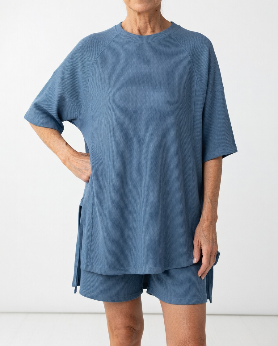 Louisette — Conjunto de camiseta oversize y short