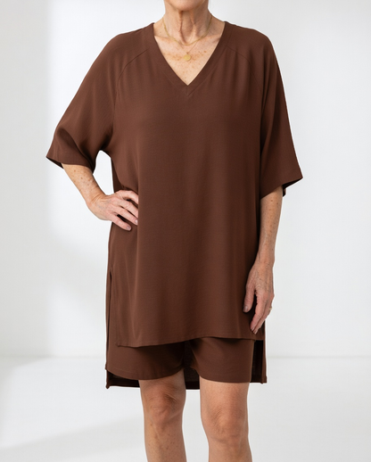 Louisette — Conjunto de camiseta oversize y short