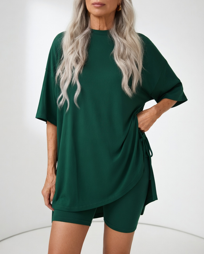 Louisette — Conjunto de camiseta oversize y short