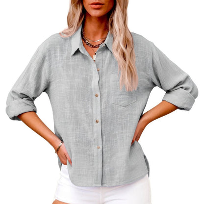 Romane — Blusa de algodón elegante y atemporal