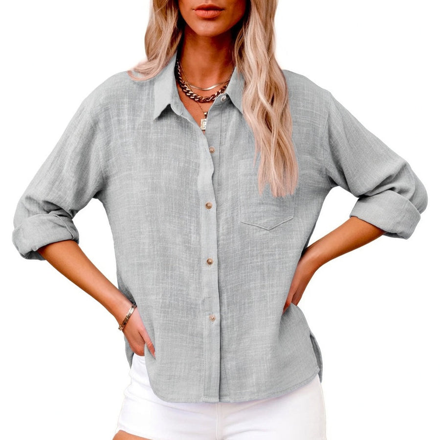 Romane — Blusa de algodón elegante y atemporal