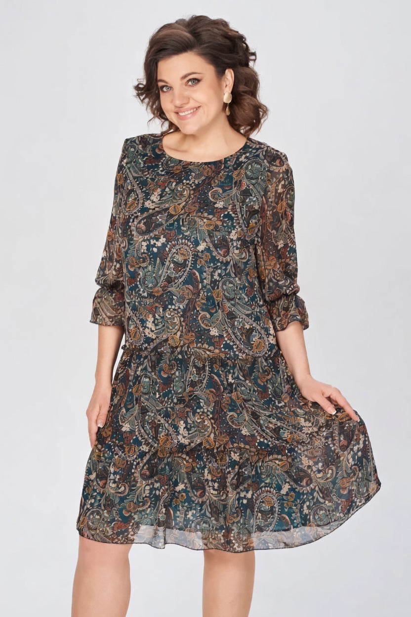 Oriane — Vestido floral elegante y atemporal