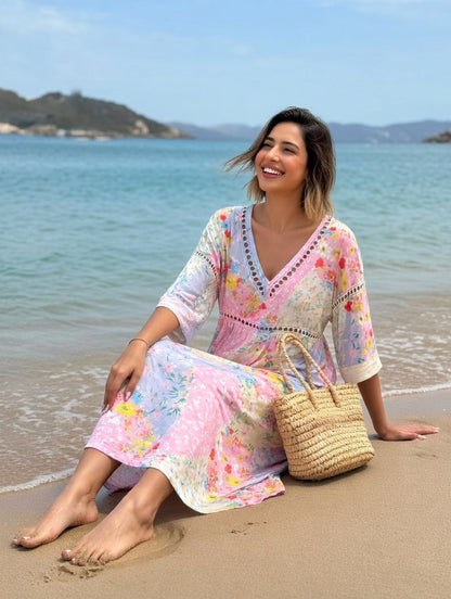 Lysiane — Vestido floral ligero y elegante