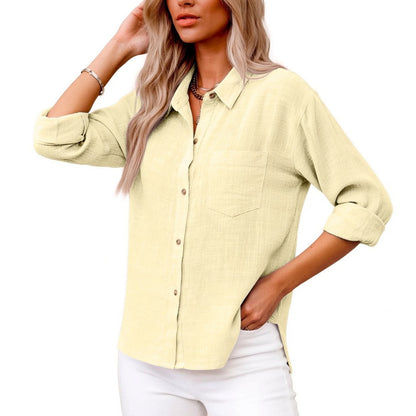 Romane — Blusa de algodón elegante y atemporal
