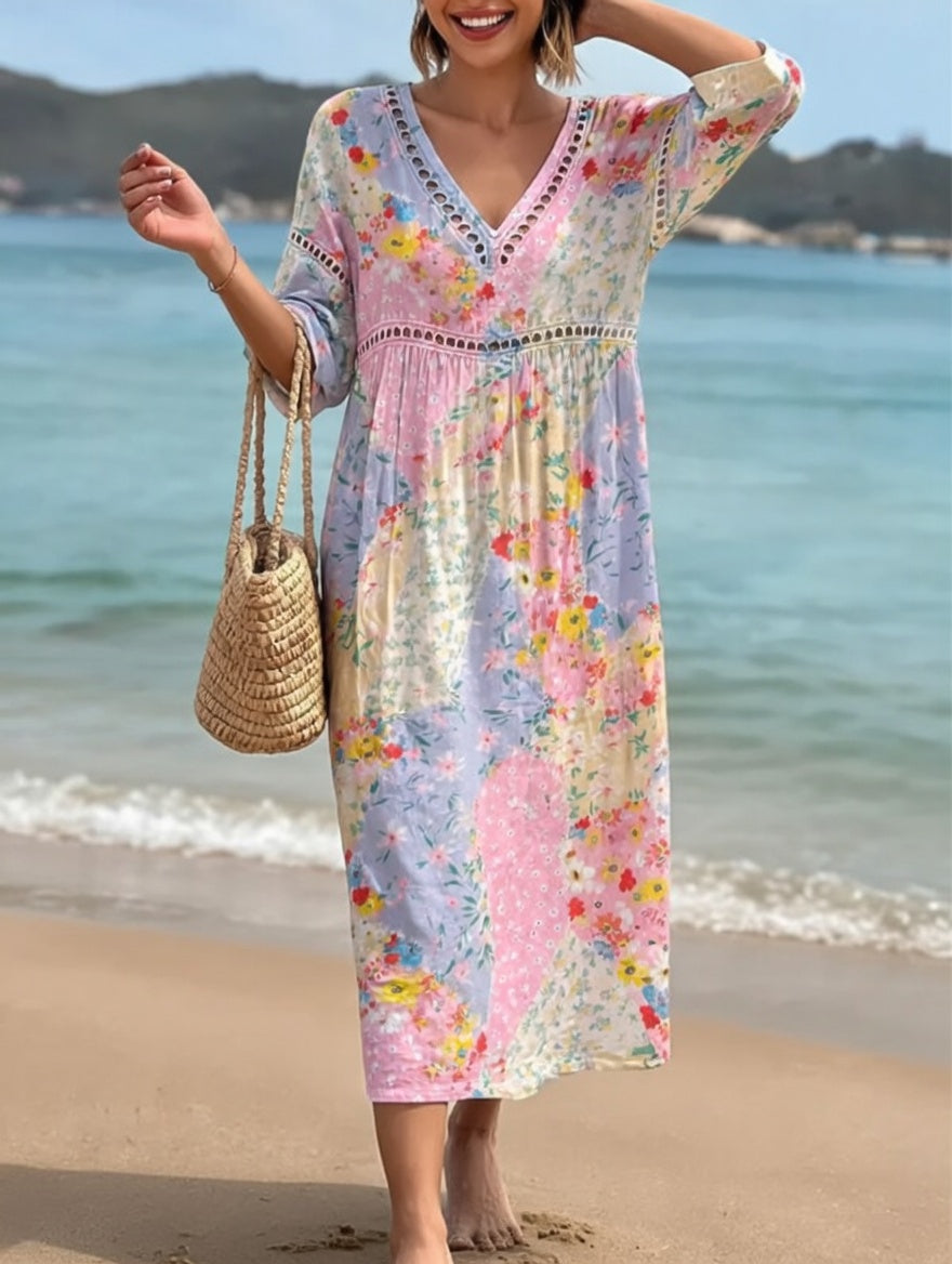 Lysiane — Vestido floral ligero y elegante