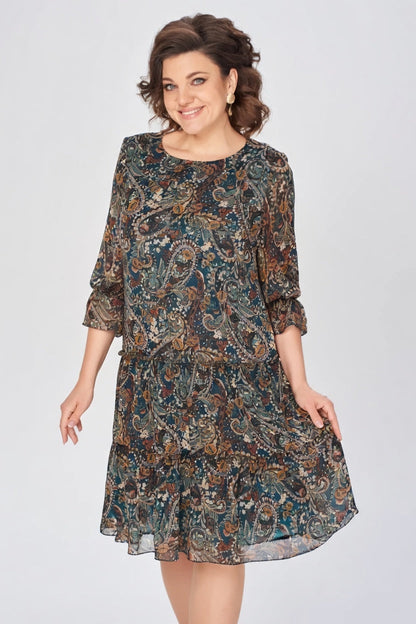 Oriane — Vestido floral elegante y atemporal