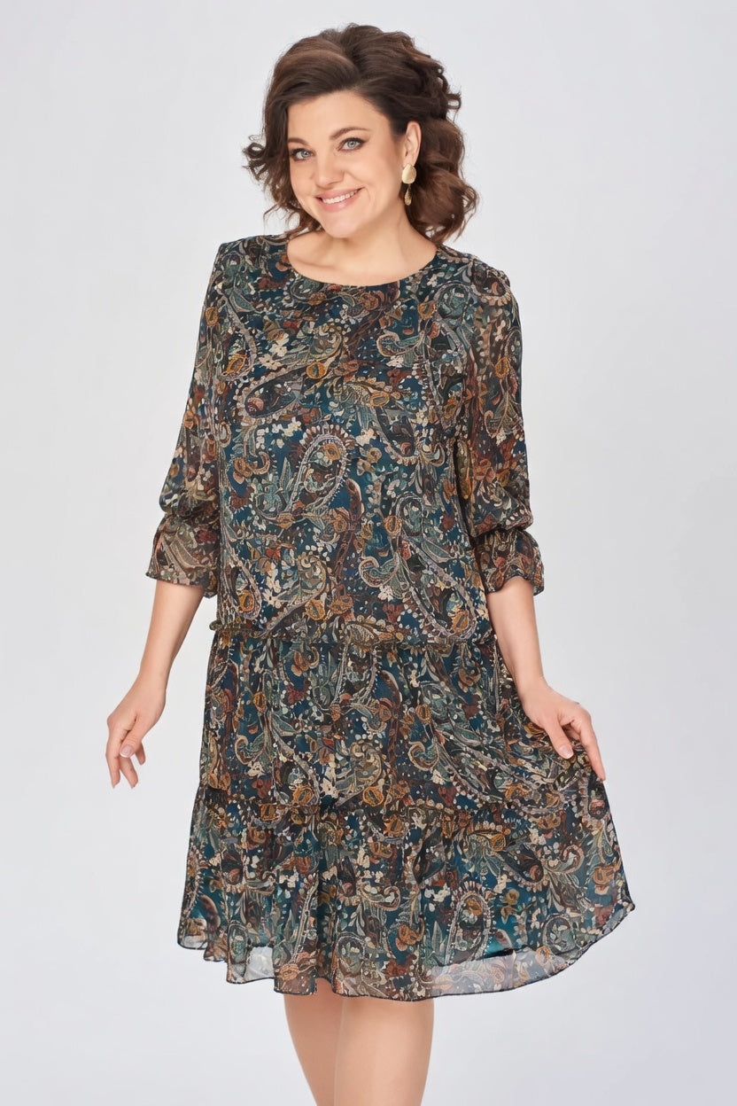 Oriane — Vestido floral elegante y atemporal