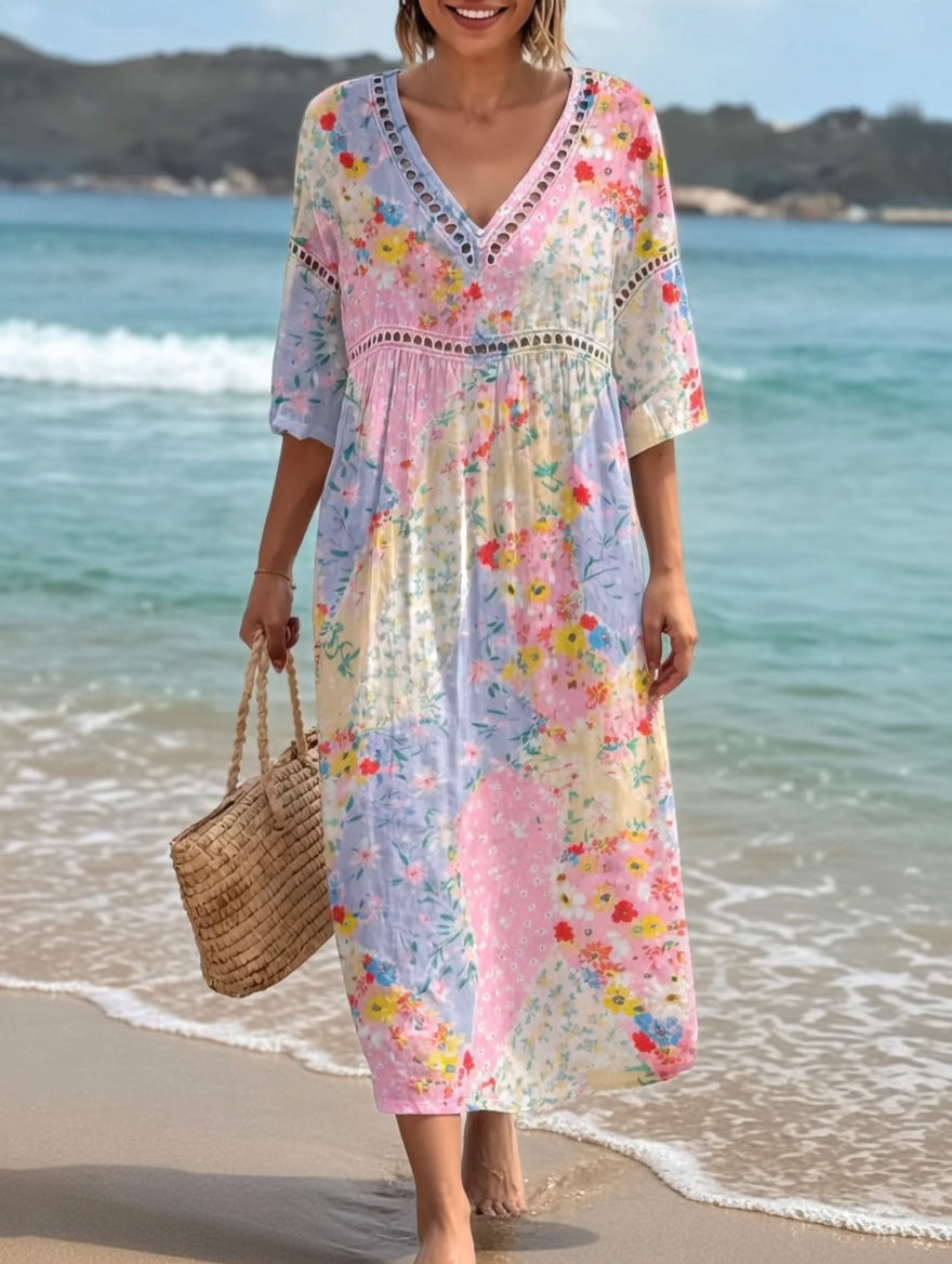 Lysiane — Vestido floral ligero y elegante