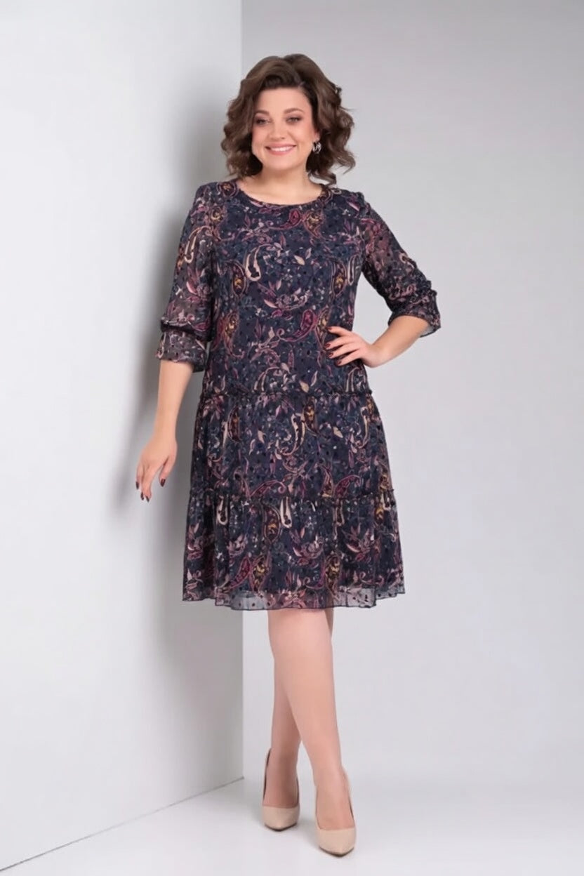 Oriane — Vestido floral elegante y atemporal