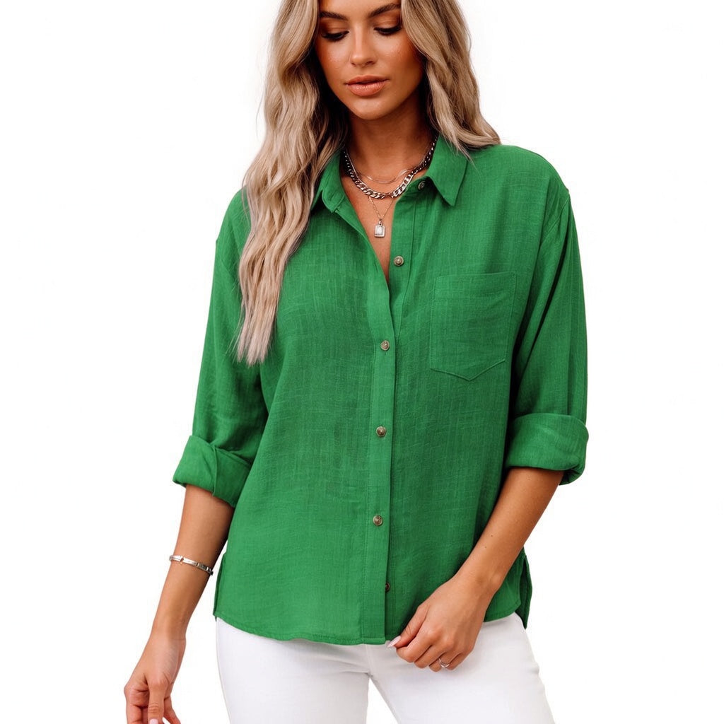 Romane — Blusa de algodón elegante y atemporal