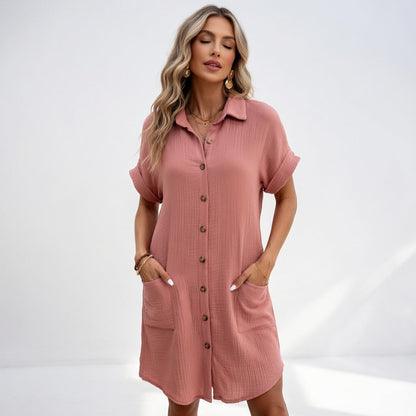 Béatrice — Vestido camisero elegante y versátil