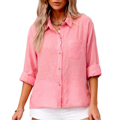 Romane — Blusa de algodón elegante y atemporal