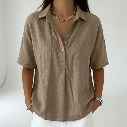 Tiphaine — Blusa de corte casual y elegante