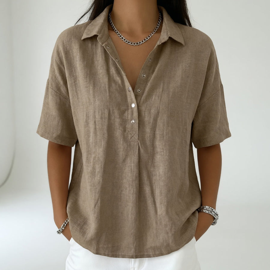 Tiphaine — Blusa de corte casual y elegante